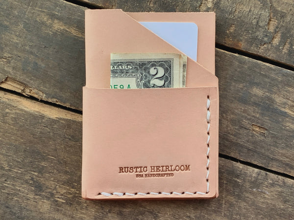 Handmade Leather Wallets, Rugged Rustic Reliable